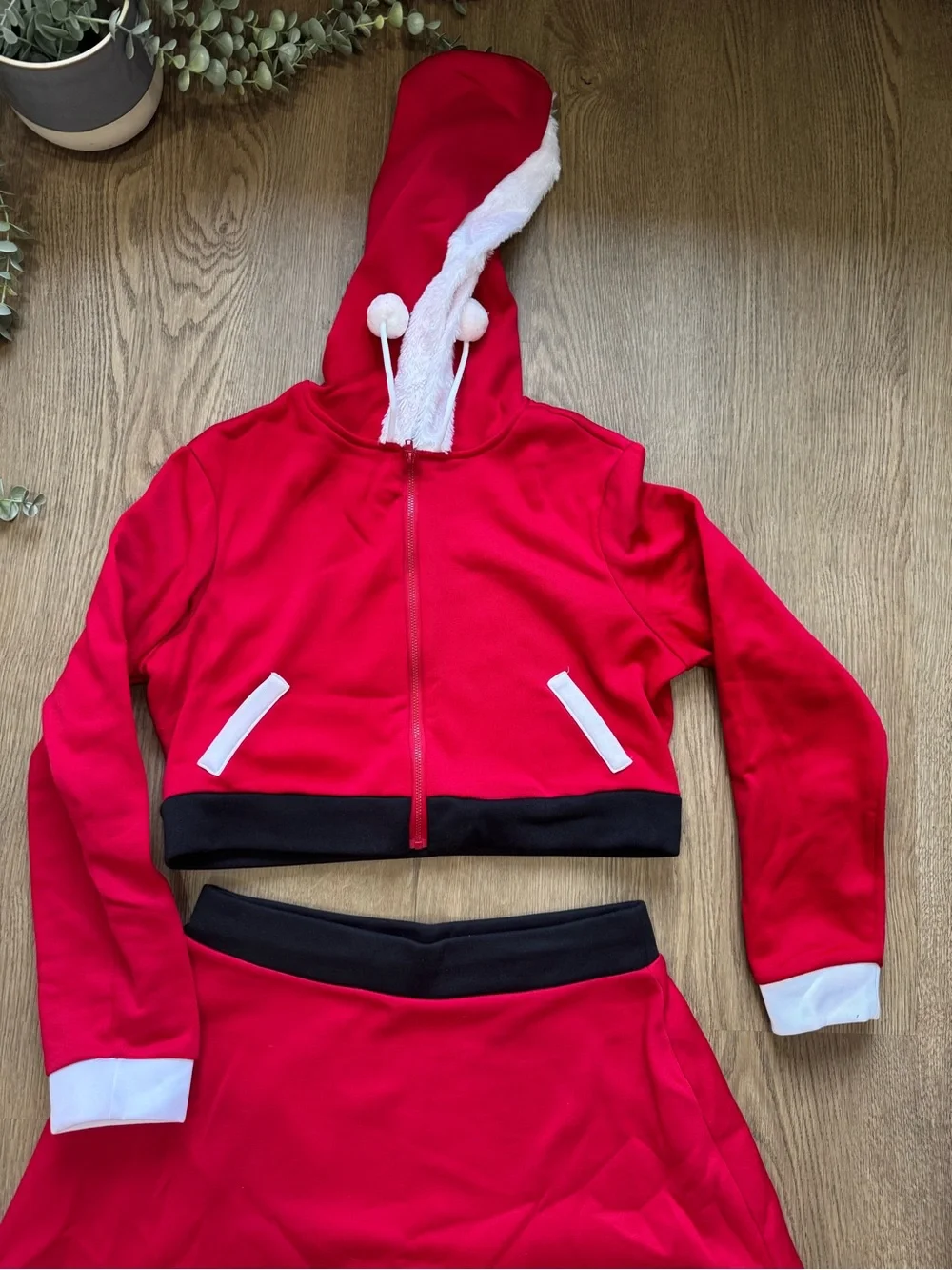 Mrs Claus Costume Adult Large 10-12 Complete Set